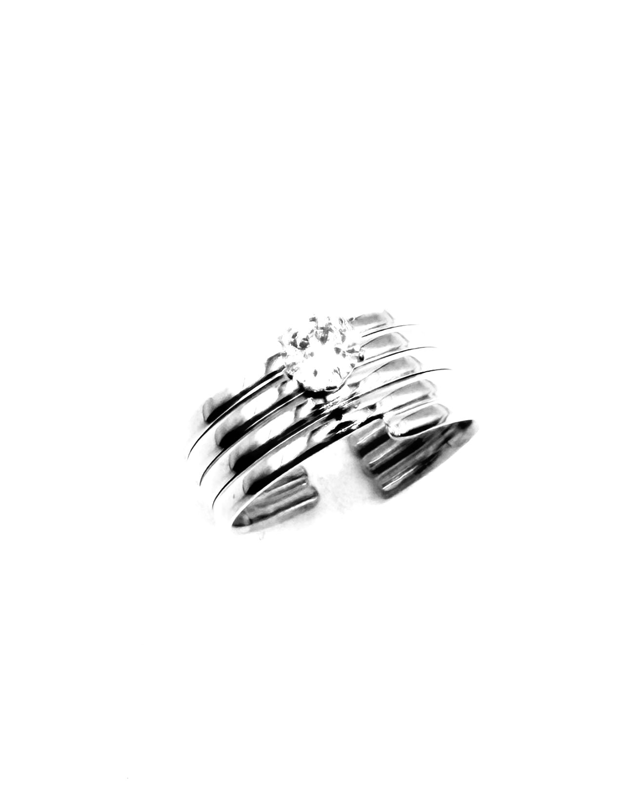 Four Ring Silver