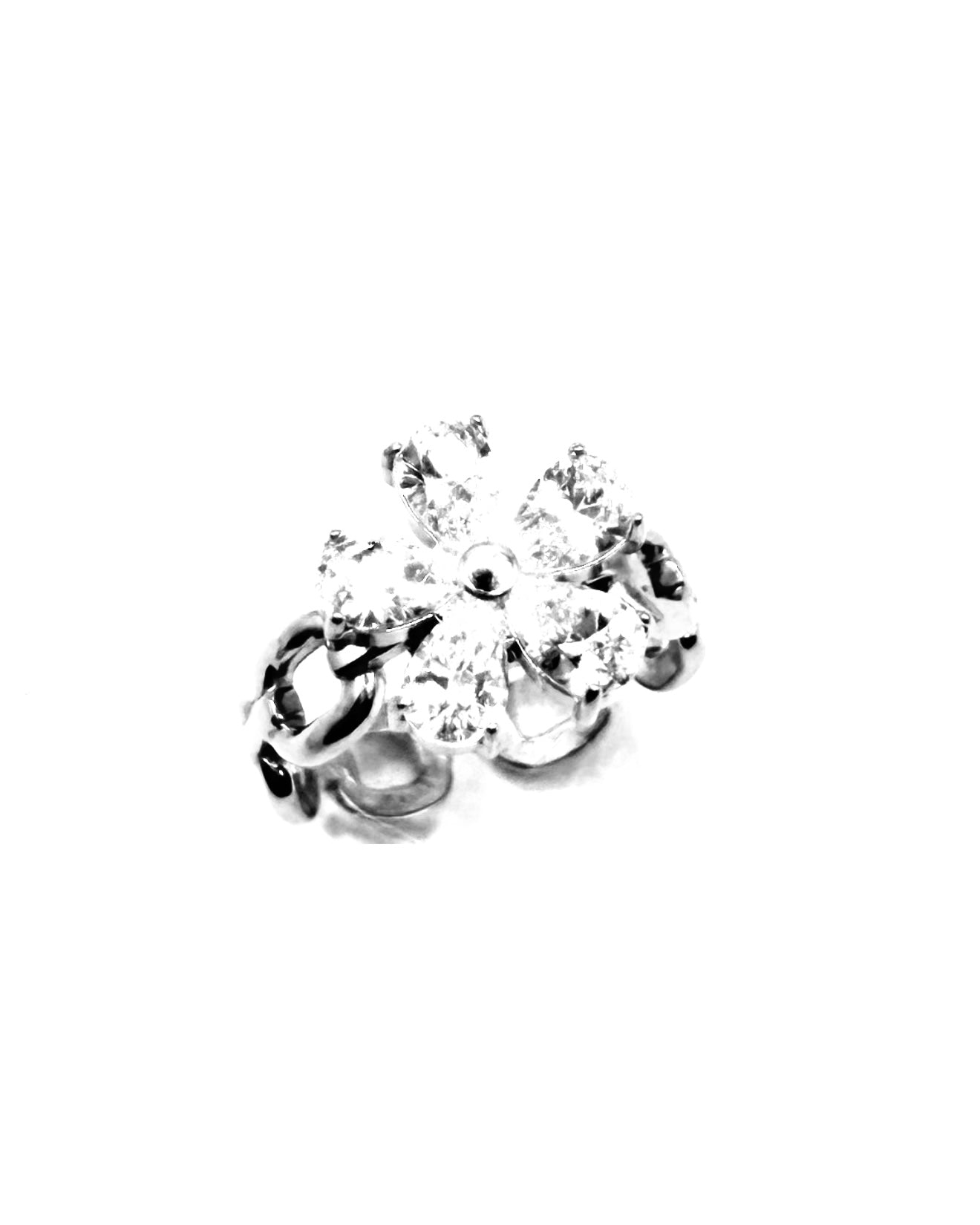 Flower Ring Silver
