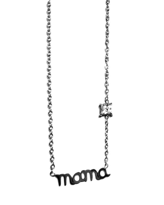 Mommy Necklace Silver