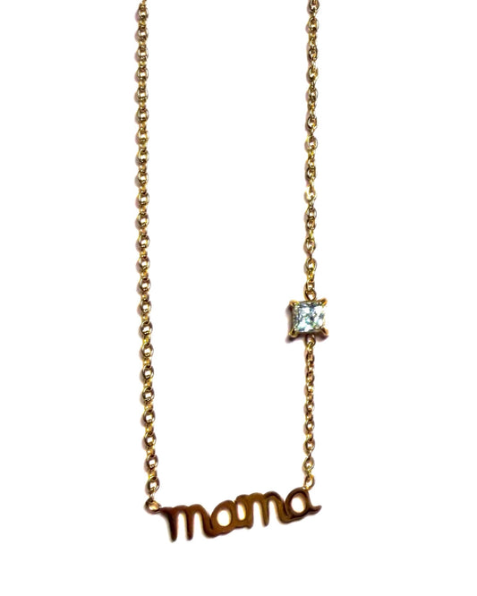 Mommy Necklace Gold
