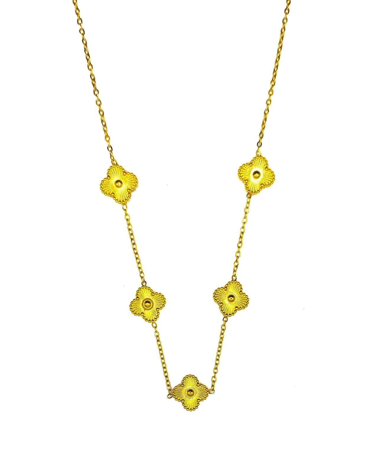 Cleff Necklace Gold