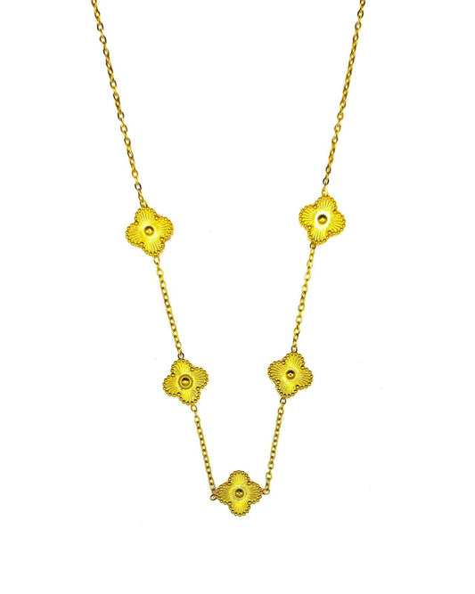 Cleff Necklace Gold
