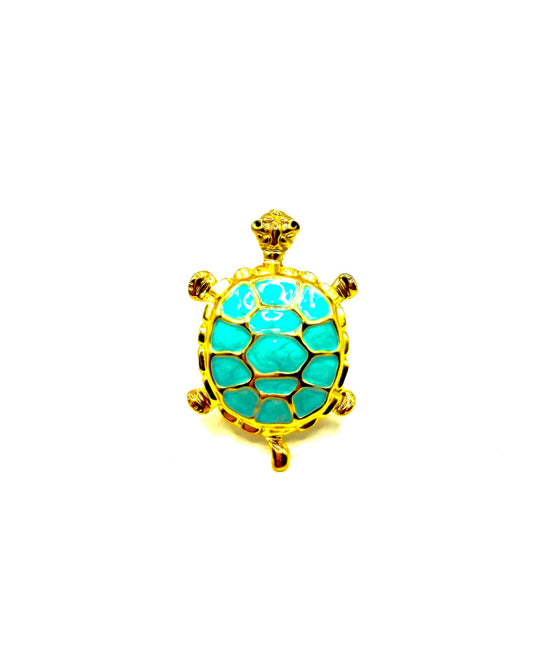 Turquoise Turtle Ring