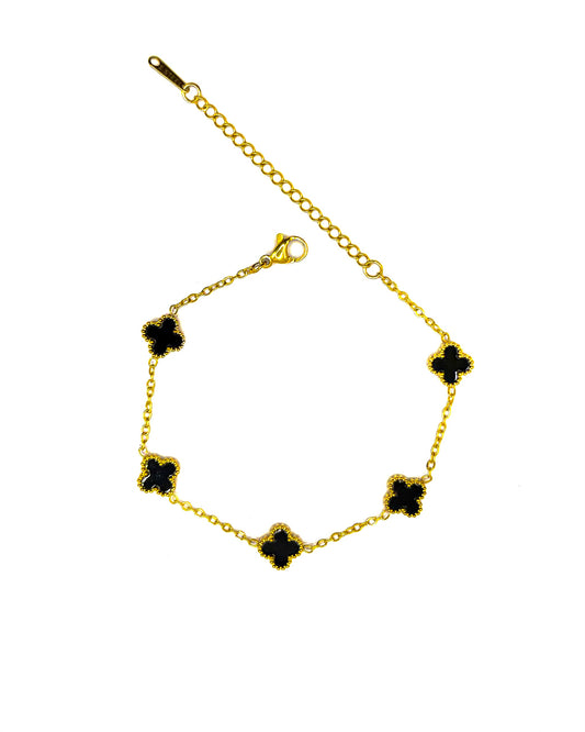 Mini Cleff Bracelet Black