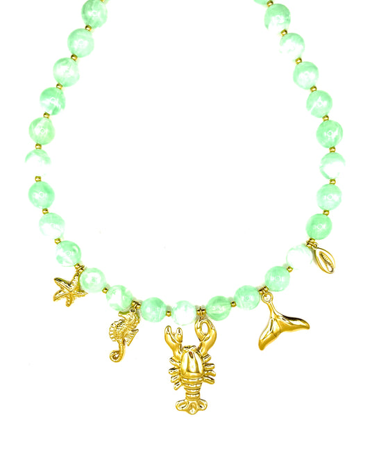 Hot Necklace Green