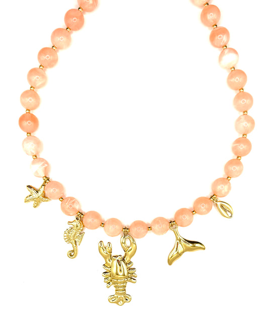 Hot Necklace Pink