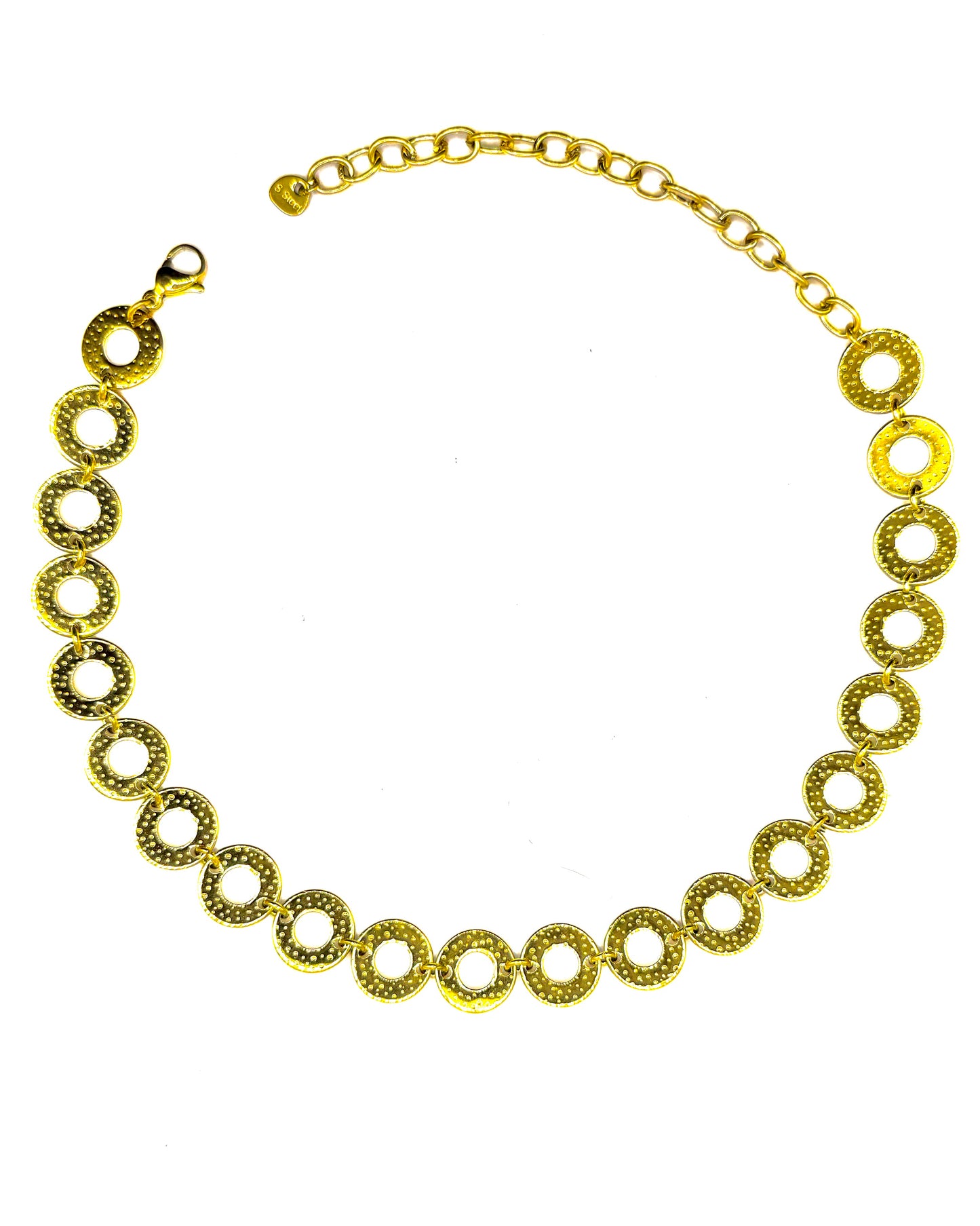 Circle Necklace Gold